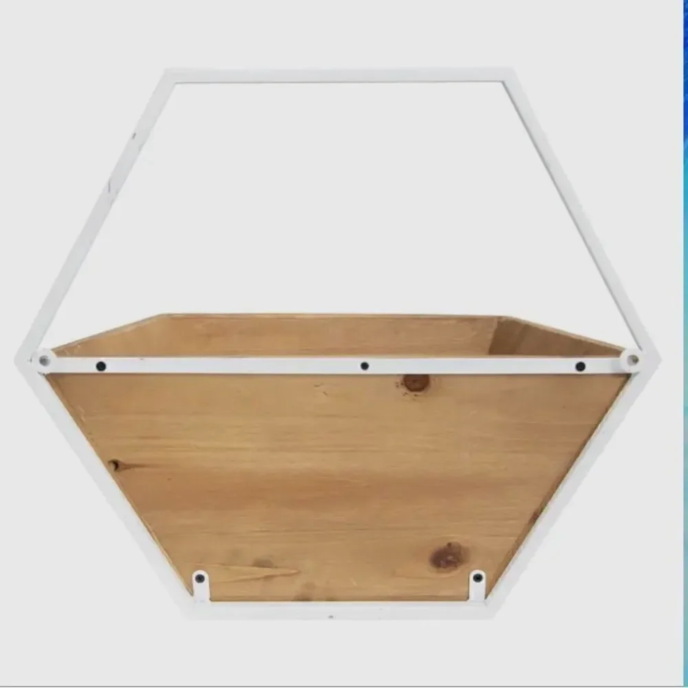 Wall Pocket Wood Organizer